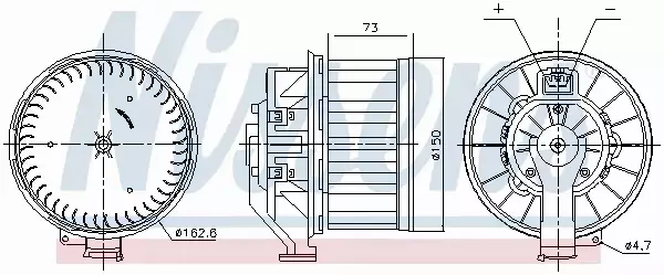 NISSENS SILNIK DMUCHAWY 87803 