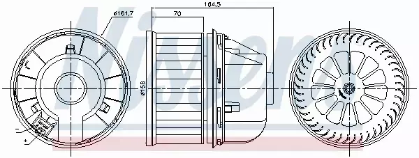 NISSENS SILNIK DMUCHAWY 87817 