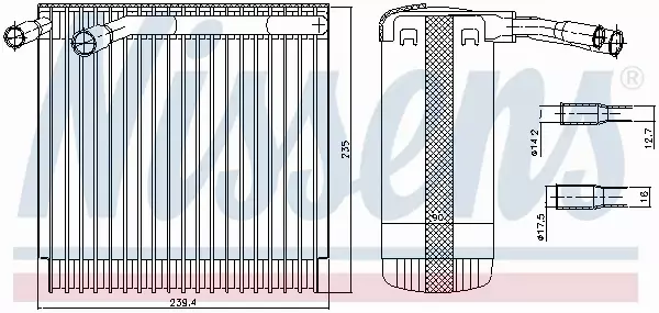 NISSENS PAROWNIK KLIMATYZACJI 92129 