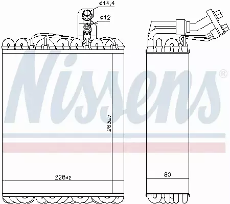 NISSENS PAROWNIK KLIMATYZACJI 92135 