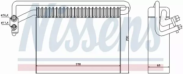 NISSENS PAROWNIK KLIMATYZACJI 92177 