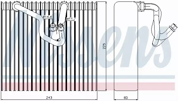 NISSENS PAROWNIK KLIMATYZACJI 92187 