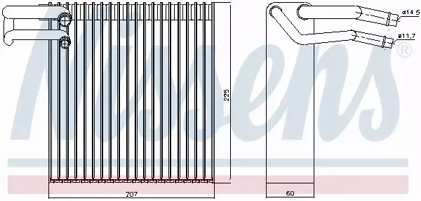 NISSENS PAROWNIK KLIMATYZACJI 92188 