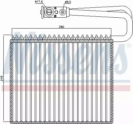 NISSENS PAROWNIK KLIMATYZACJI 92191 