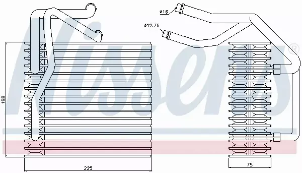 NISSENS PAROWNIK KLIMATYZACJI 92205 