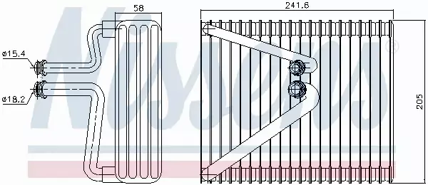 NISSENS PAROWNIK KLIMATYZACJI 92206 