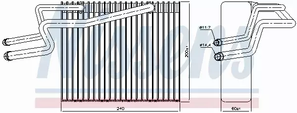 NISSENS PAROWNIK KLIMATYZACJI 92215 