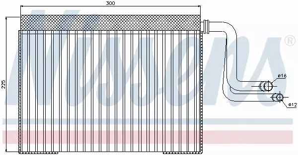 NISSENS PAROWNIK KLIMATYZACJI 92268 