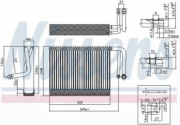 NISSENS PAROWNIK KLIMATYZACJI 92327 