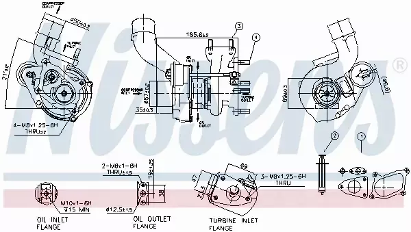 NISSENS TURBOSPRĘŻARKA 93020 