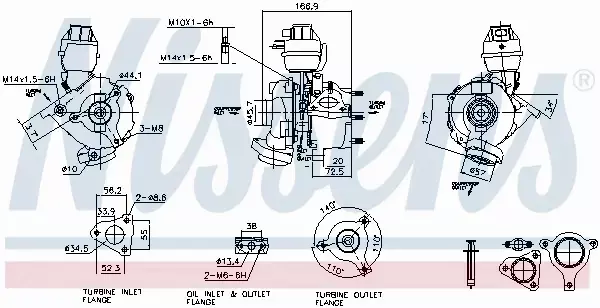 NISSENS TURBOSPRĘŻARKA 93074 