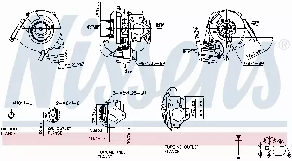 NISSENS TURBOSPRĘŻARKA 93109 