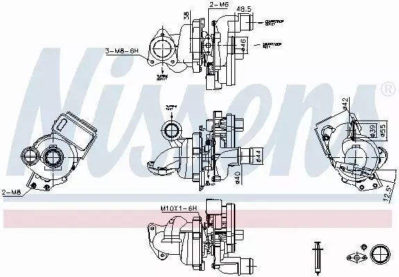 NISSENS TURBOSPRĘŻARKA 93119 