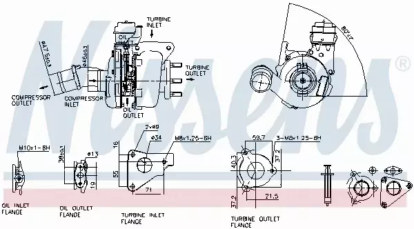 NISSENS TURBOSPRĘŻARKA 93136 