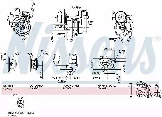 NISSENS TURBOSPRĘŻARKA 93156 