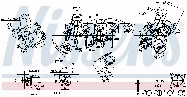 NISSENS TURBOSPRĘŻARKA 93194 