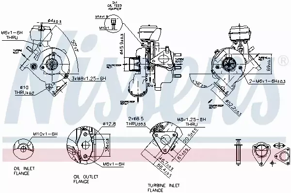 NISSENS TURBOSPRĘŻARKA 93200 