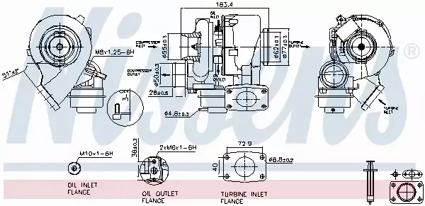 NISSENS TURBOSPRĘŻARKA 93202 