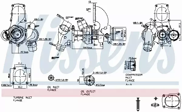 NISSENS TURBOSPRĘŻARKA 93205 