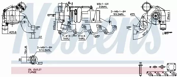 NISSENS TURBOSPRĘŻARKA 93208 