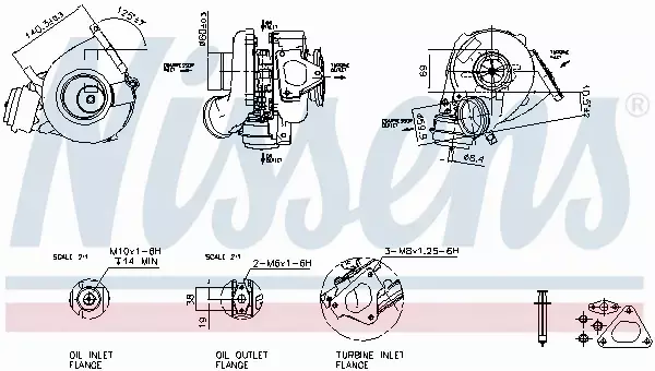 NISSENS TURBOSPRĘŻARKA 93215 