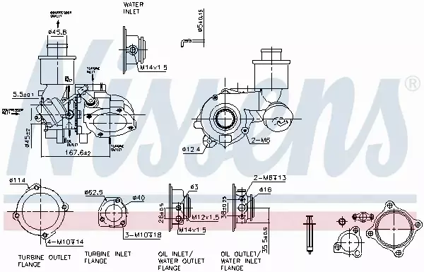 NISSENS TURBOSPRĘŻARKA 93222 