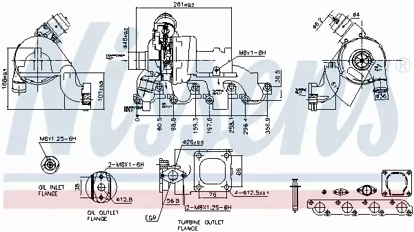 NISSENS TURBOSPRĘŻARKA 93227 