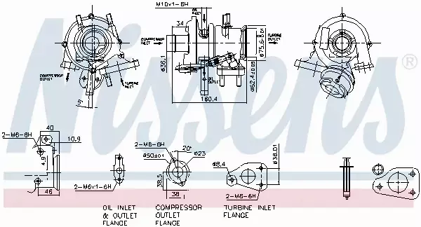 NISSENS TURBOSPRĘŻARKA 93234 