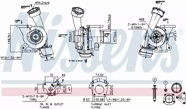 NISSENS TURBOSPRĘŻARKA 93244 