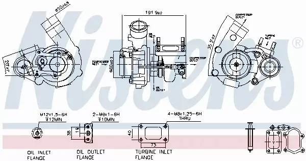 NISSENS TURBOSPRĘŻARKA 93252 