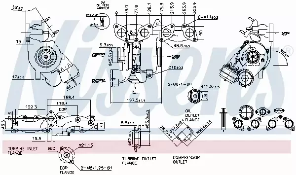 NISSENS TURBOSPRĘŻARKA 93253 