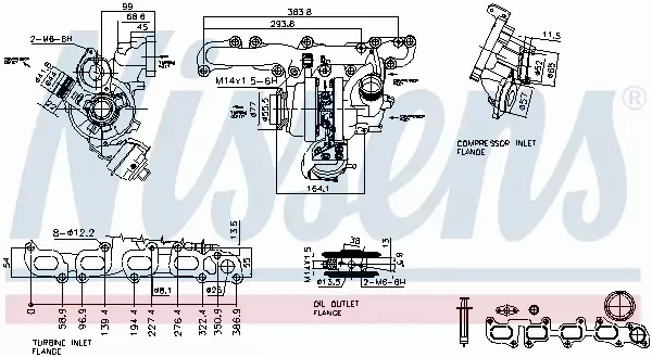 NISSENS TURBOSPRĘŻARKA 93266 