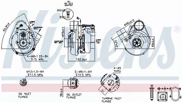 NISSENS TURBOSPRĘŻARKA 93274 