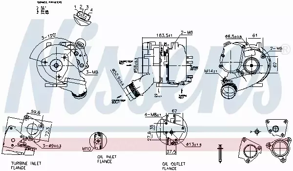 NISSENS TURBOSPRĘŻARKA 93280 