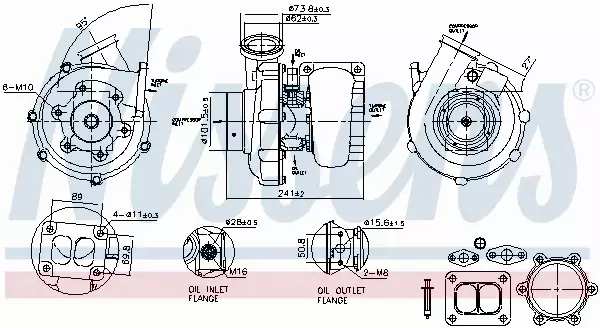 NISSENS TURBOSPRĘŻARKA 93337 