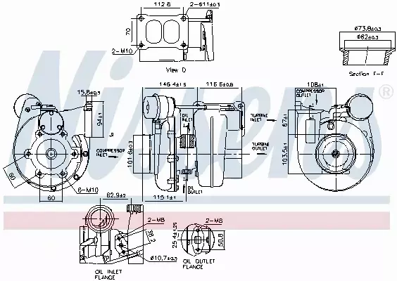 NISSENS TURBOSPRĘŻARKA 93340 