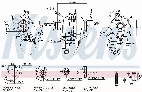 NISSENS TURBOSPRĘŻARKA 93342 