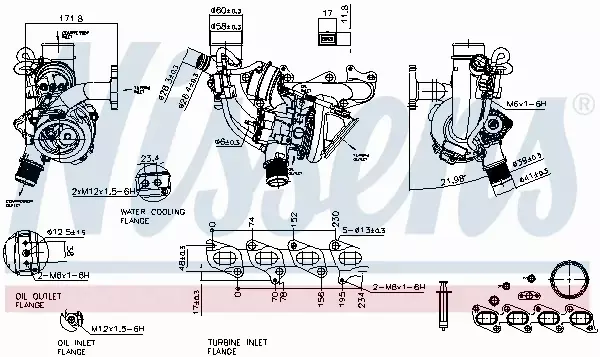 NISSENS TURBOSPRĘŻARKA 93414 