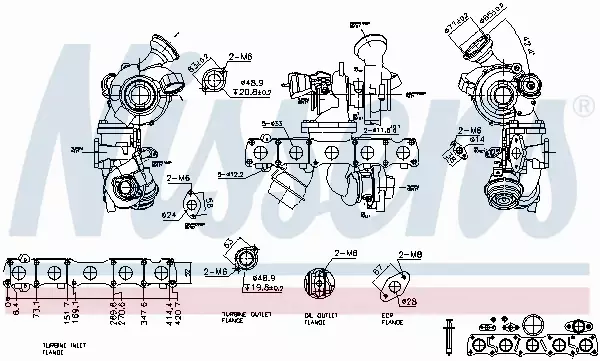 NISSENS TURBOSPRĘŻARKA 93430 