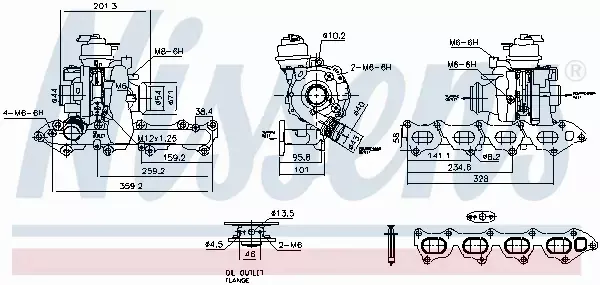 NISSENS TURBOSPRĘŻARKA 93460 