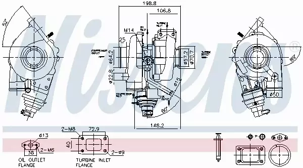 NISSENS TURBOSPRĘŻARKA 93467 