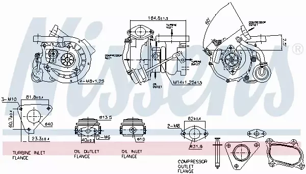 NISSENS TURBOSPRĘŻARKA 93477 