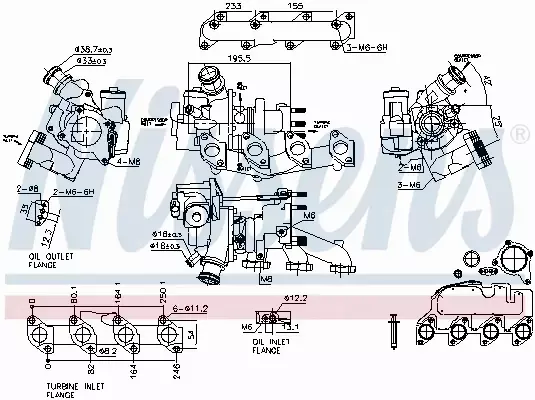 NISSENS TURBOSPRĘŻARKA 93500 