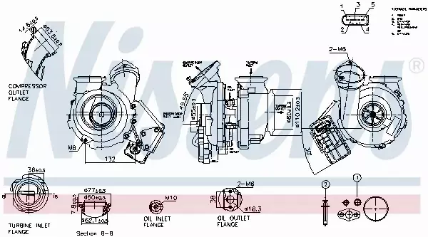 NISSENS TURBOSPRĘŻARKA 93531 