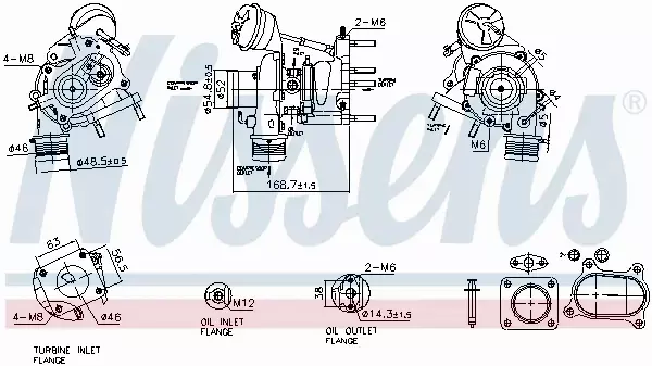 NISSENS TURBOSPRĘŻARKA 93537 