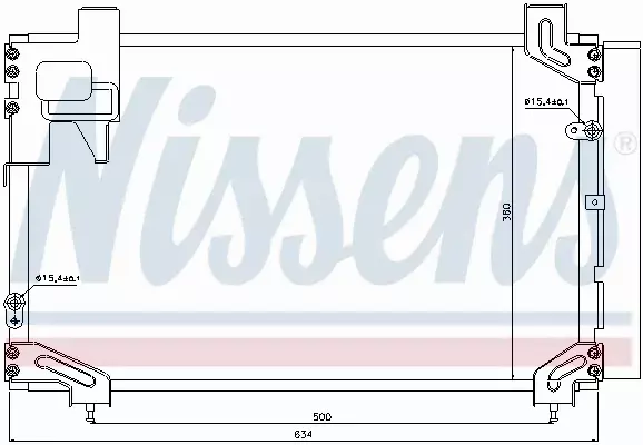 NISSENS CHŁODNICA KLIMATYZACJI 940020 