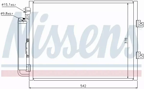 NISSENS CHŁODNICA KLIMATYZACJI 940126 