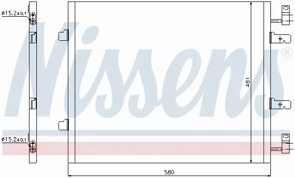 NISSENS CHŁODNICA KLIMATYZACJI 940147 