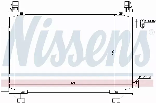 NISSENS CHŁODNICA KLIMATYZACJI 940270 