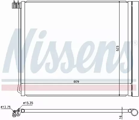 NISSENS CHŁODNICA KLIMATYZACJI 940339 